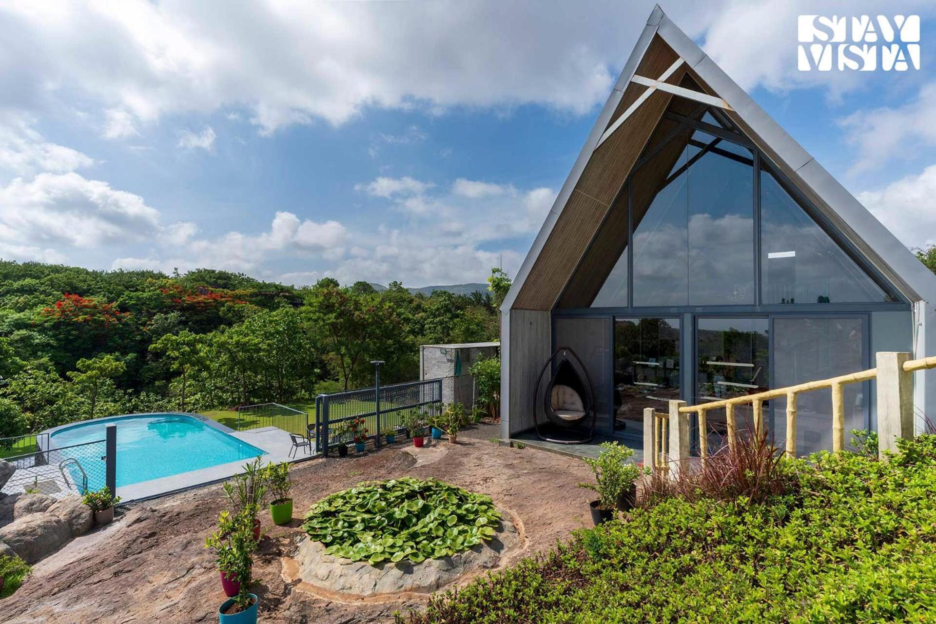 Stayvista'S Celeste Villa - Hill-View Retreat With Infinity Pool Nashik Bagian luar foto